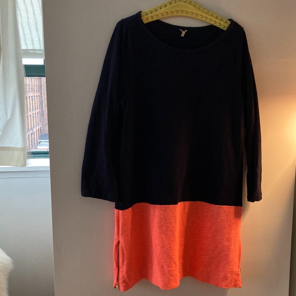 J Crew Dress with zipper detail Size XL